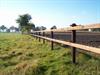 Creo afzetting met ronde paal en stroomdraad