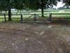 Dubbele poort met uitneembare tussenpaal